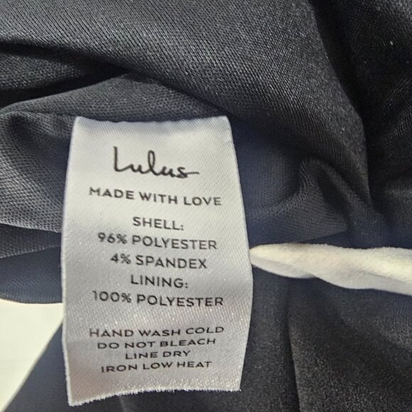 Lulus Women's Black & Ivory Colorblock 2 Piece High Waist Pant Set Size XS NWTF - Picture 11 of 16